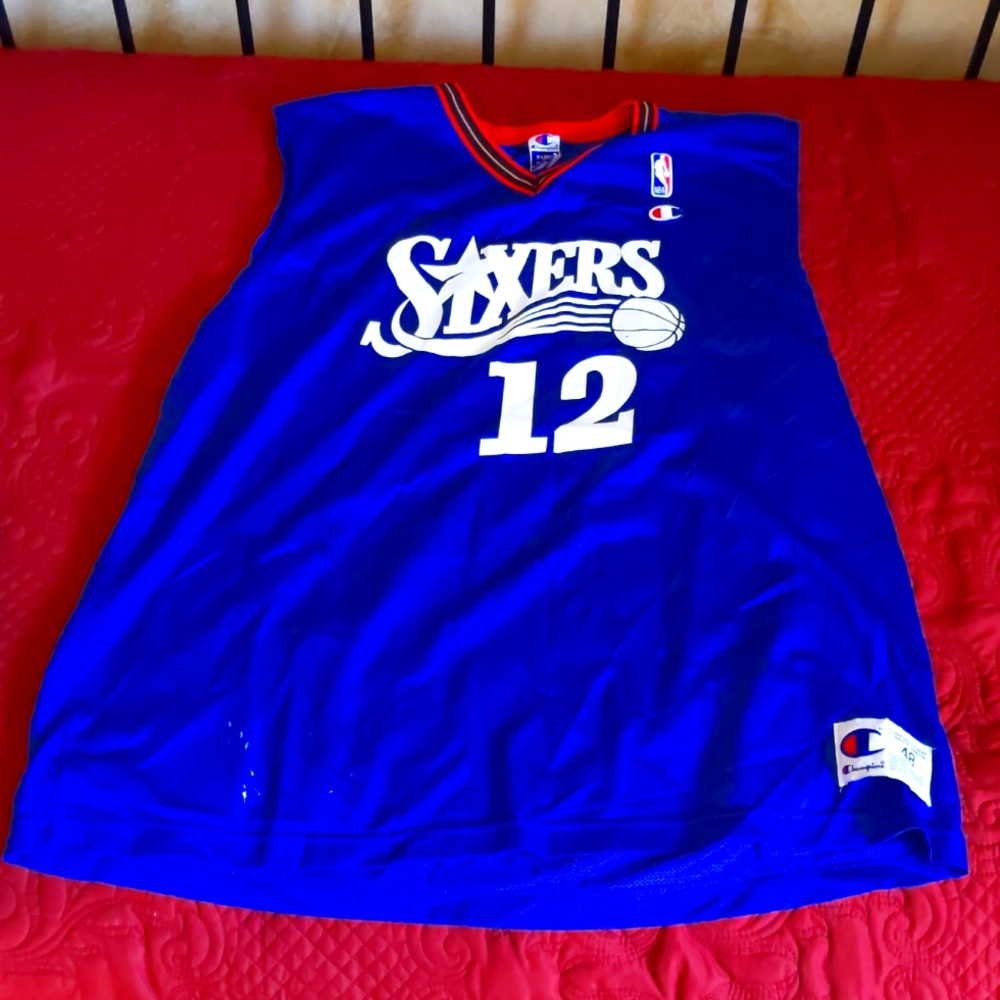 Vintage Kevin Ollie Sixers 76ers Practice Jersey size xl 48